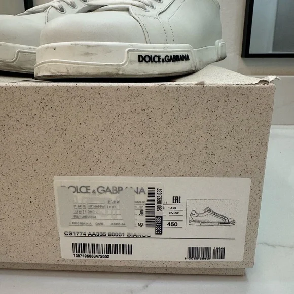 Dolce & Gabbana Classic White Sneakers